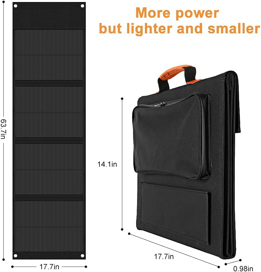 Portable Solar Panel 120W Foldable Charger with DC & USB Output V109511
