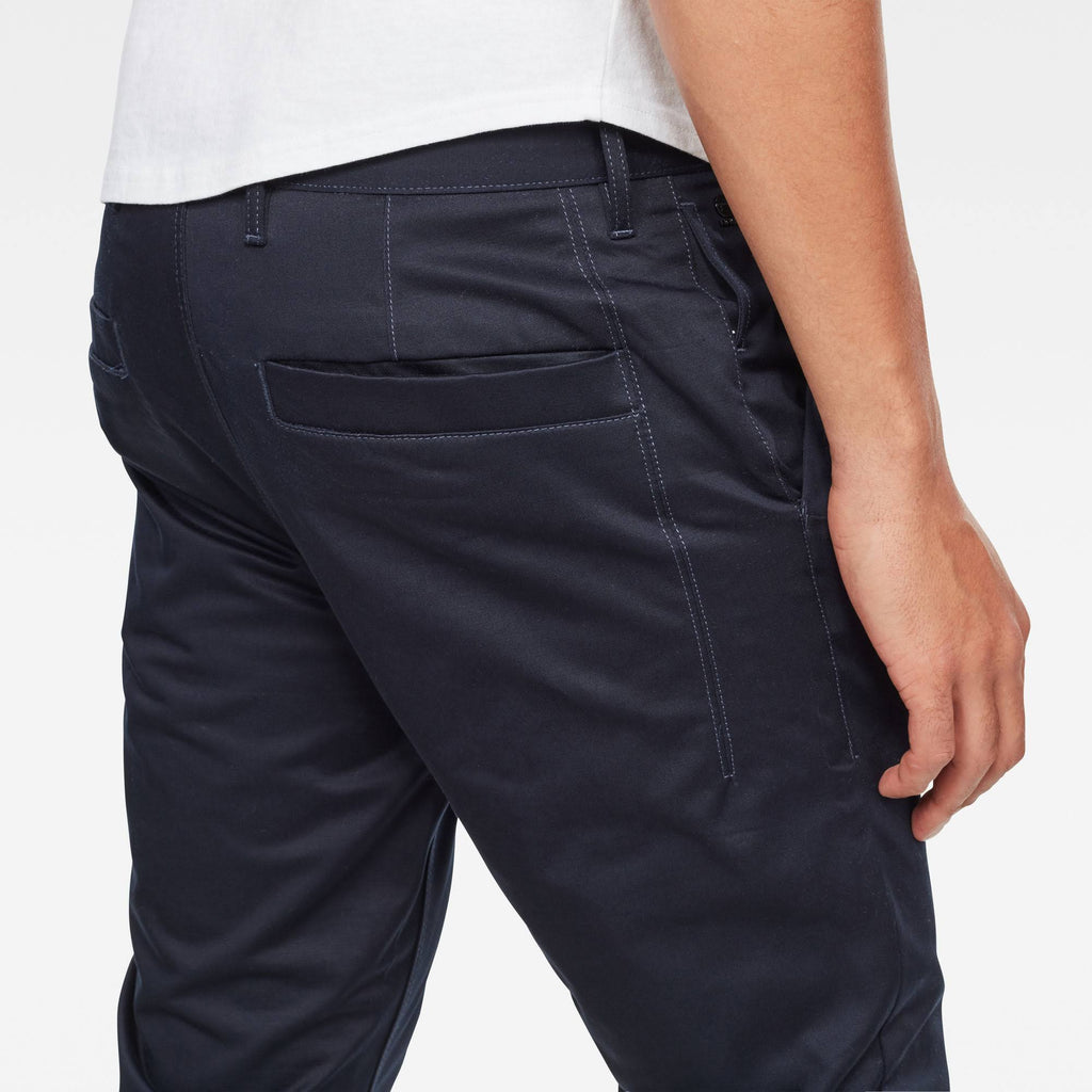 Blue Slim Chinos M9599