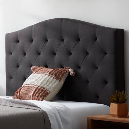 Charcoal Gray King Cal King Curved Edge Headboard O22375