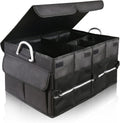Car Trunk Organizer With Two Lids, Expandable Large Capacity, Non-Slip Bottom, Oxford Fabric O691