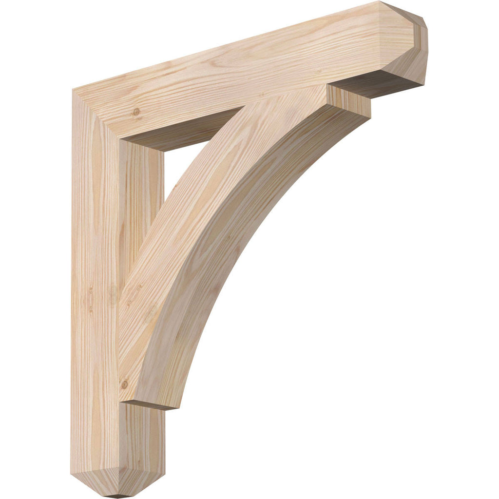 Douglas Fir Thorton Craftsman Smooth Bracket O712046