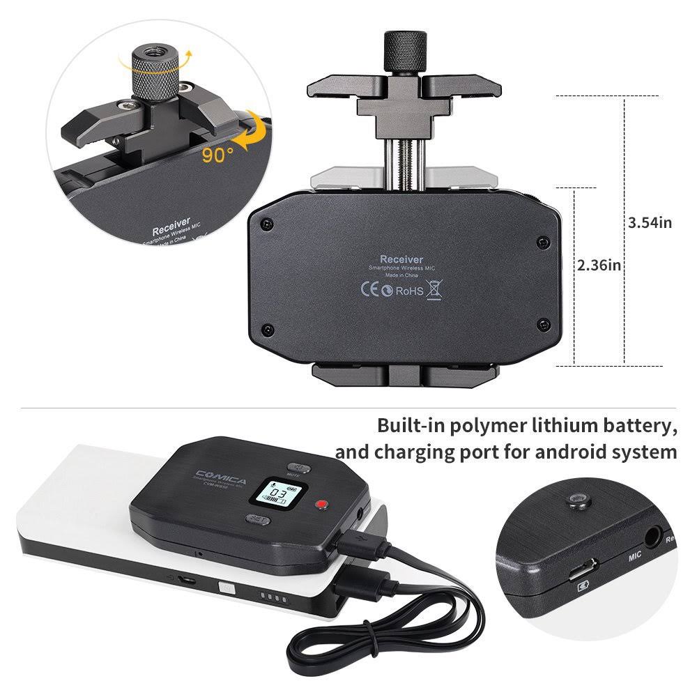 Wireless Smart Phone Lavalier Microphone System N5678