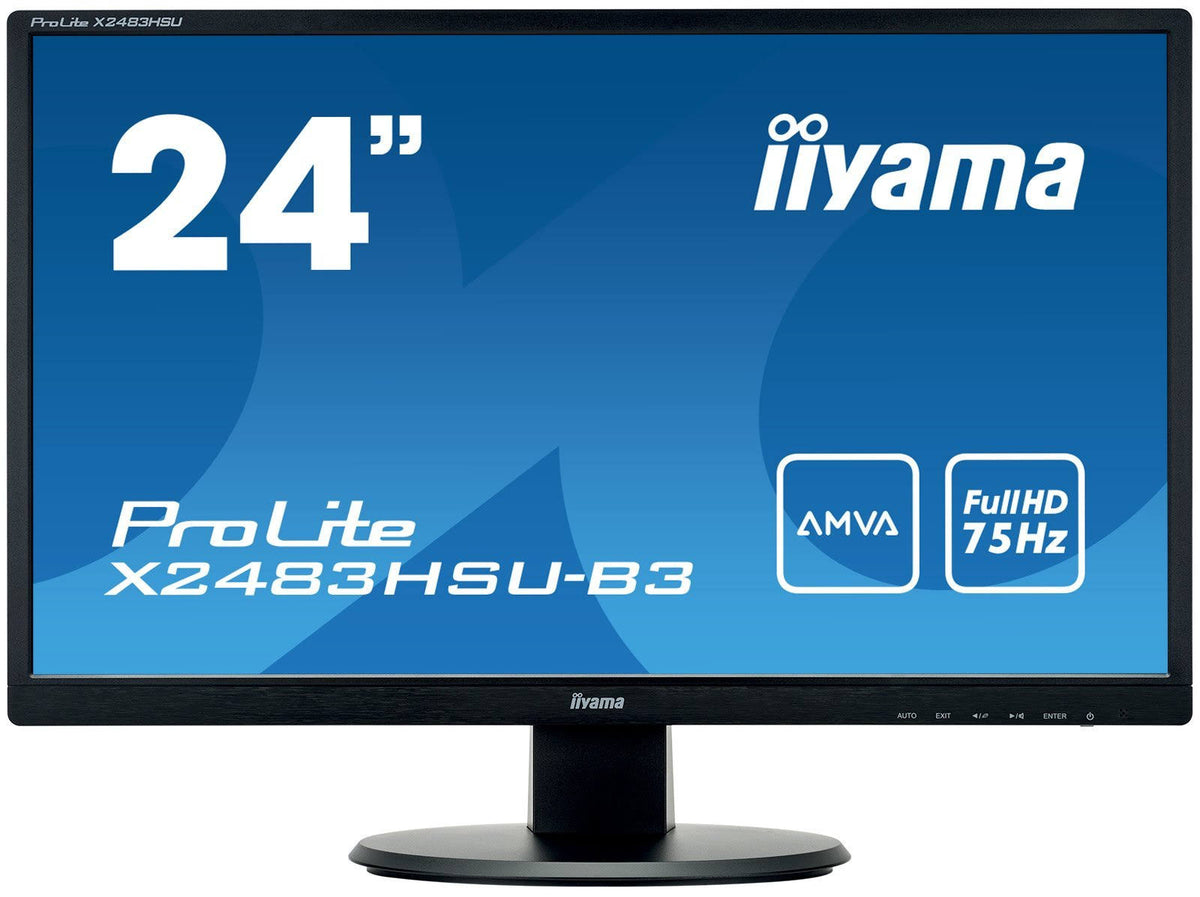 Black 23.8 Inch LED Display Full HD X139998