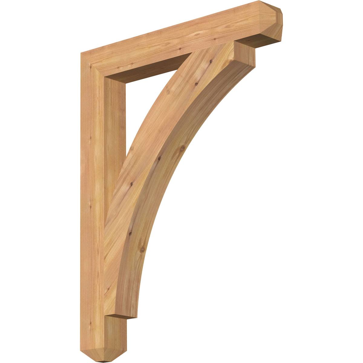 Thorton Craftsman Smooth Bracket, Western Red Cedar X631601