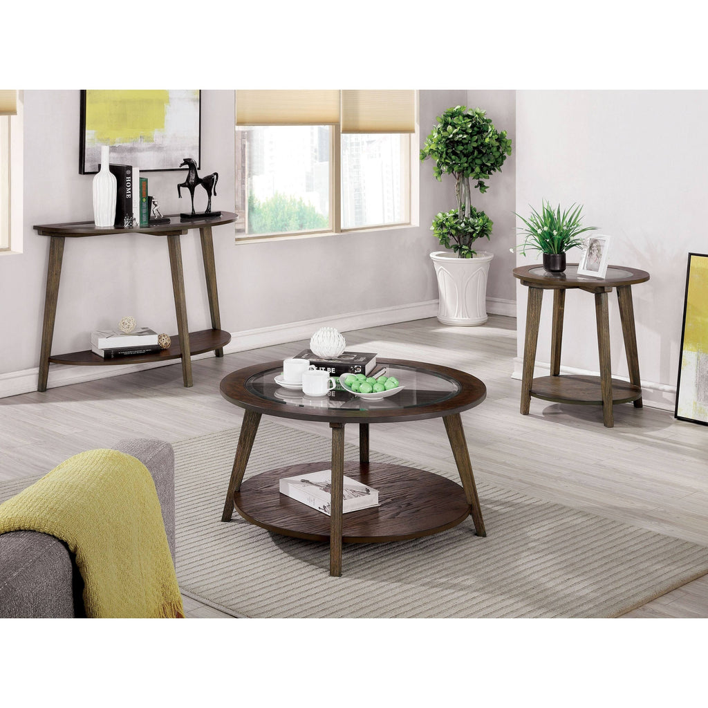 Dark Oak Solid Wood Sofa Table M94111