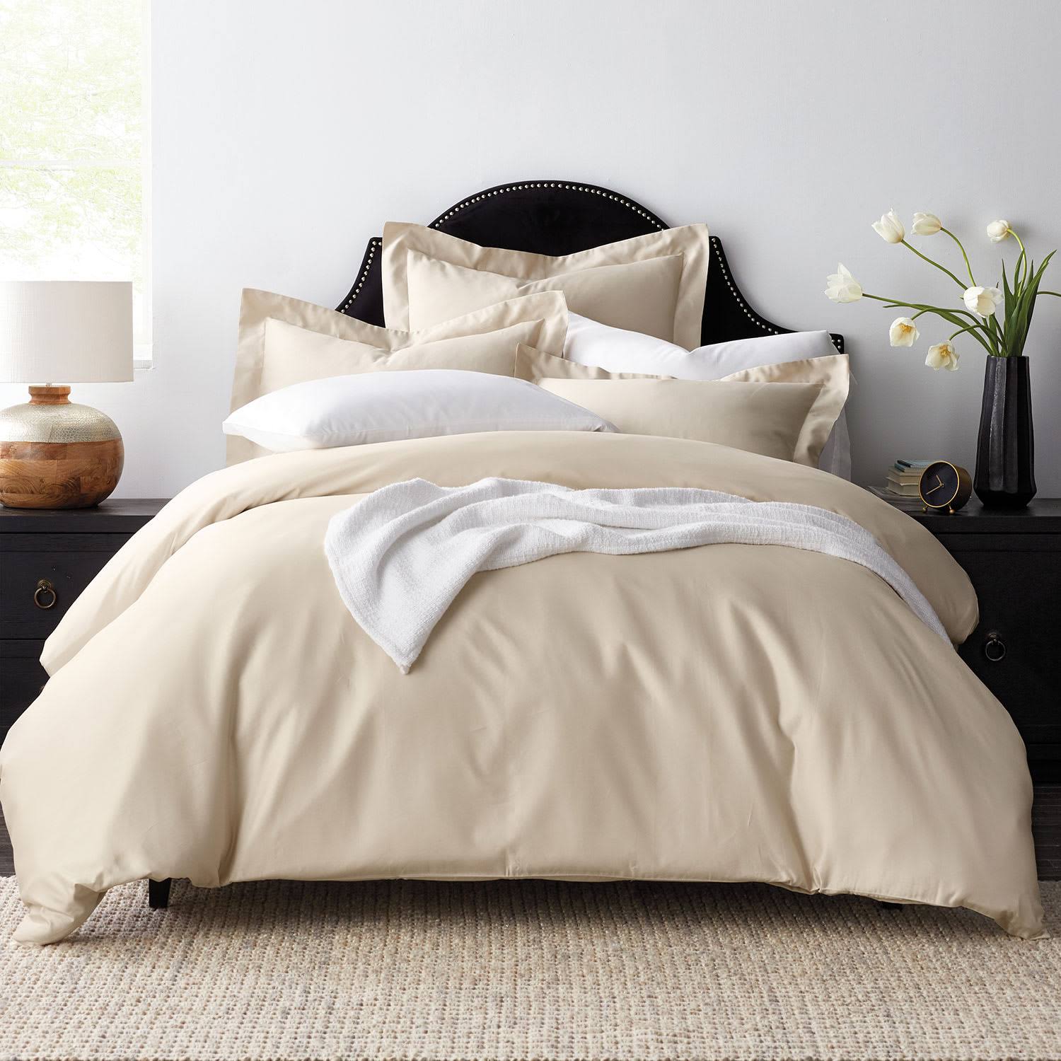 Queen Egyptian Cotton Sateen Duvet Cover A1171