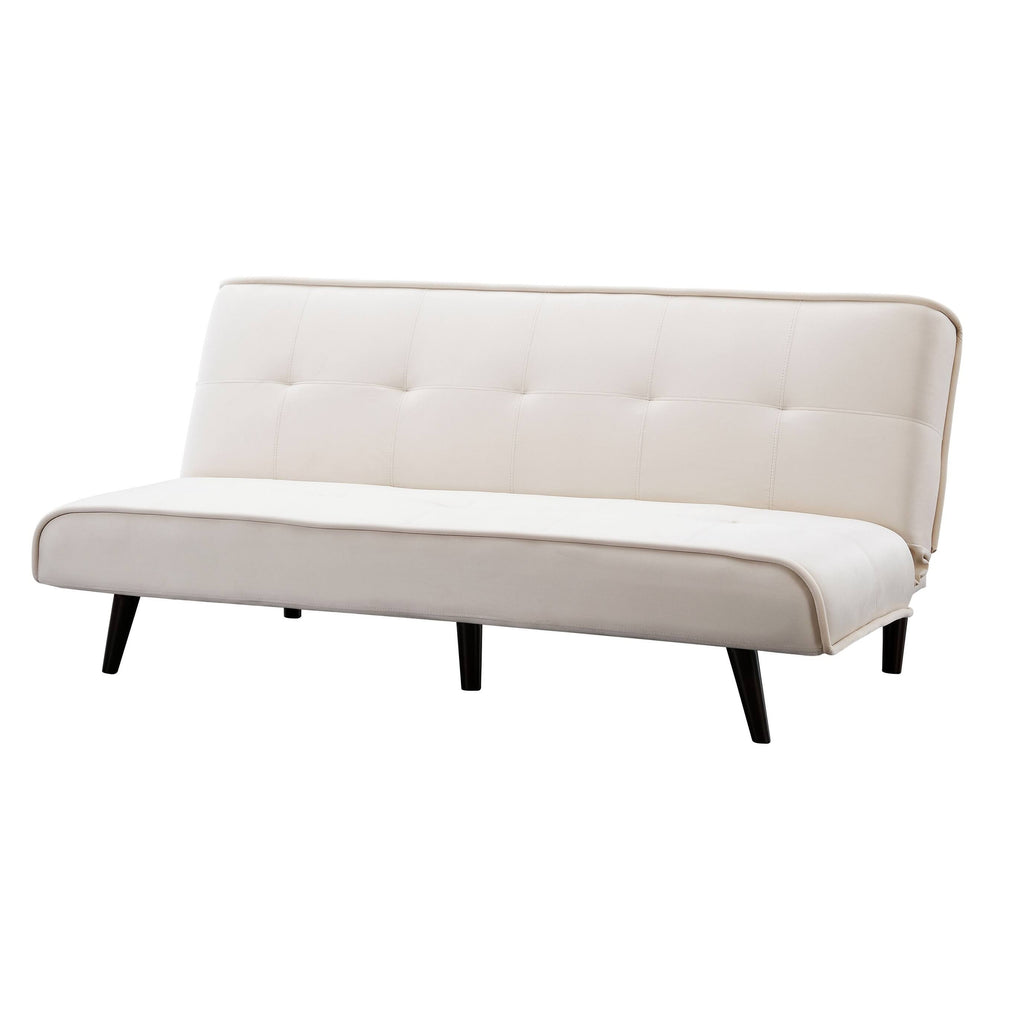 Navy Blue Velvet Convertible Sofa Q319759