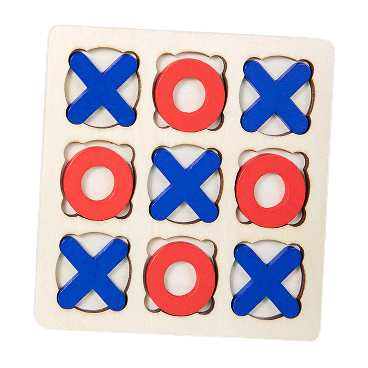 Tic Tac Toe Board Game 14.7x14.7cm Table Toy R7863