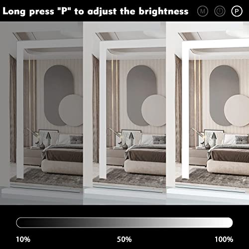 White Dimmable LED Makeup Mirror L9892