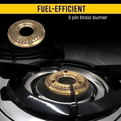 3 Burner Stainless Steel Propane Stove with Hose & Regulator F155