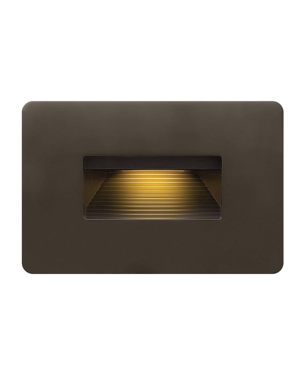 Satin White Landscape LED Deck Light B2962