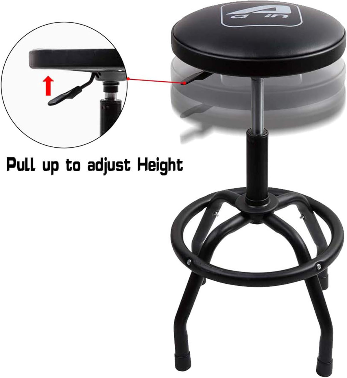 Adjustable Swivel Stool with Black Pack of 2 G944952