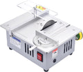 Mini Hobby Table Saw with Miter Gauge, 3 Inch HSS Alloy Steel Circular Saw Blade, Polishing Pad, 96W Power Supply B7772