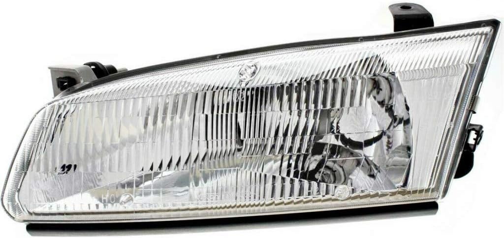 Driver Side Halogen Headlight Assembly for Toyota Camry 1997 1998 1999, Pack of 2 F7178