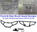 Front and Rear Brush Guard Bumper Set P62679