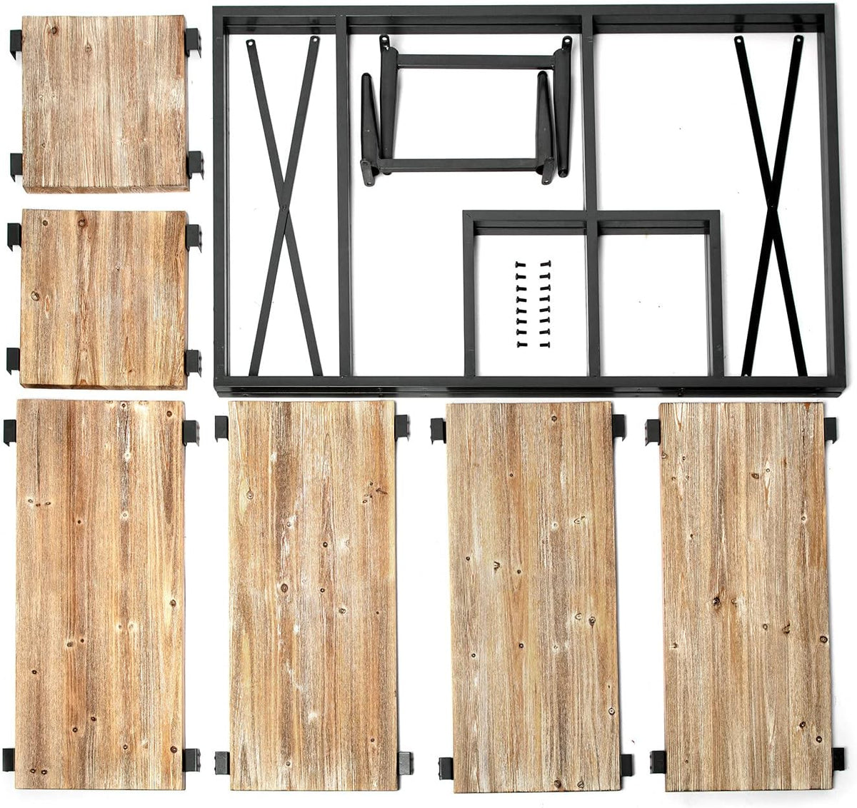 6 Tier Solid Wood Bookcase M3641