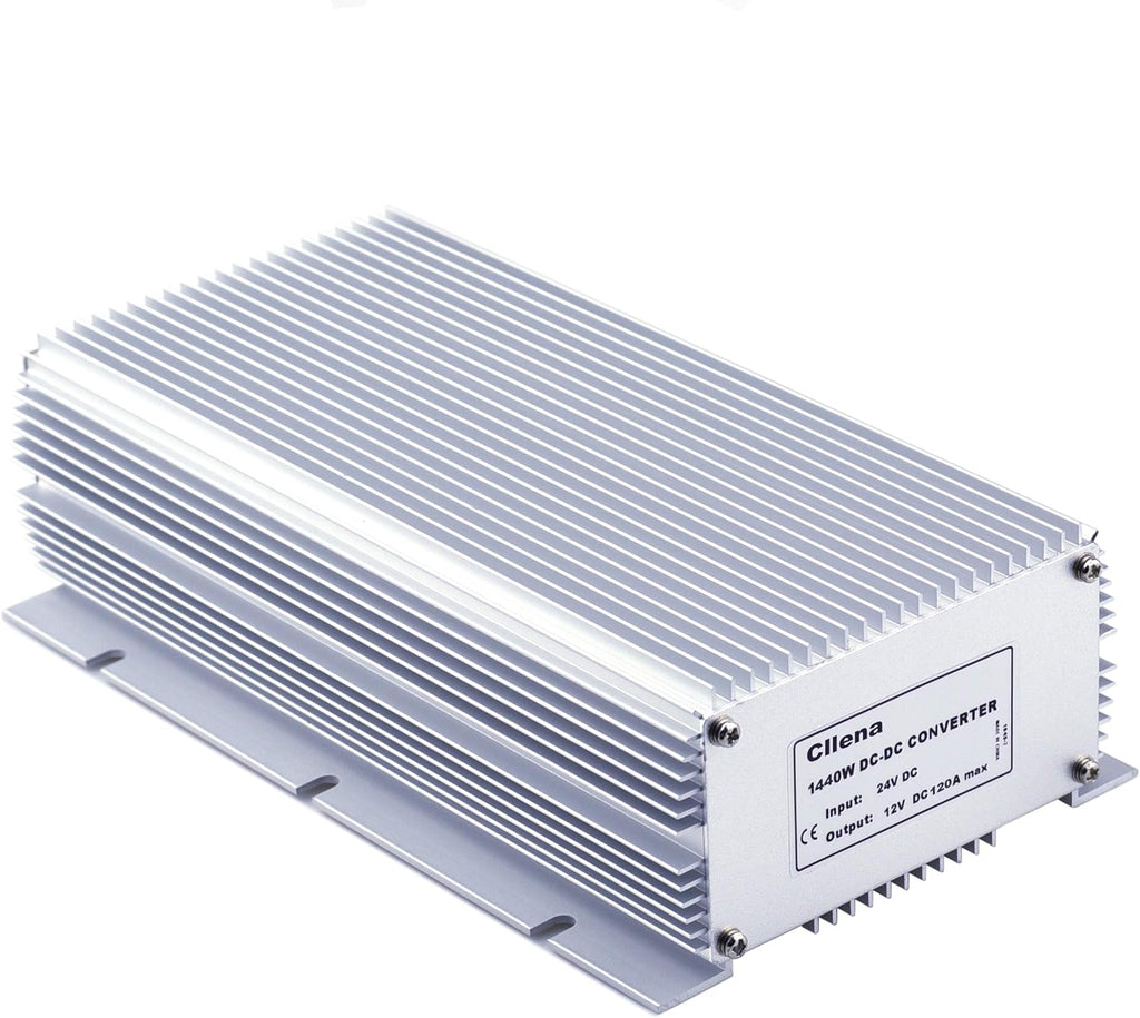 DC 24V Step Down to 12V 120A 1440W DC/DC Voltage Converter Regulator Waterproof Buck Transformer Power Supply M500