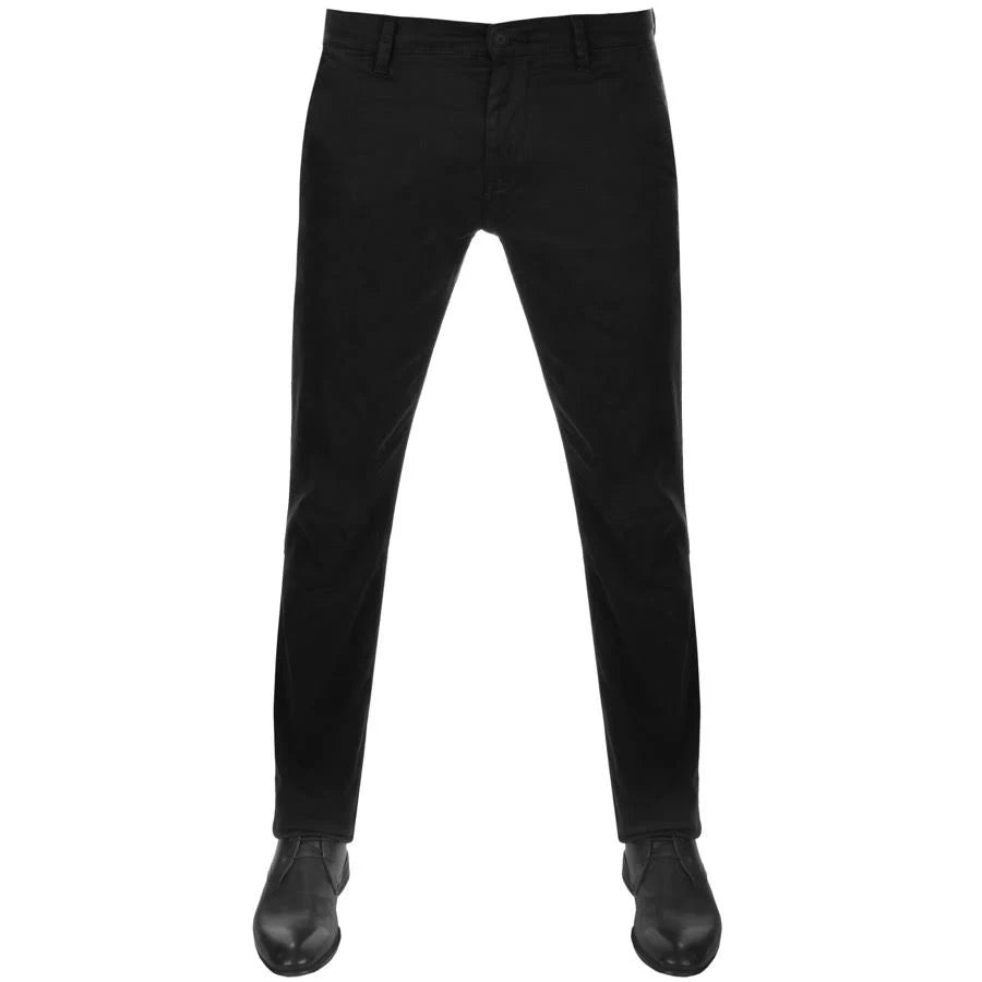Black Slim Chinos T4607