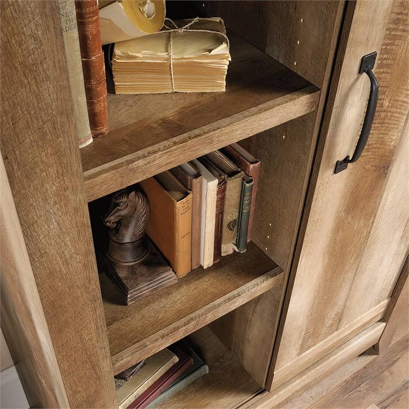 6 Shelf Storage Cabinet in Craftsman Oak A883