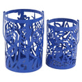 Blue Candle Lanterns Set of 2 R274