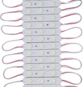 200pcs Daylight White 6500K 0.72W 12 Volt DC LED Module 2835 SMD 3 LEDs Waterproof with Tape Adhesive Backside Pack of 2 F4813