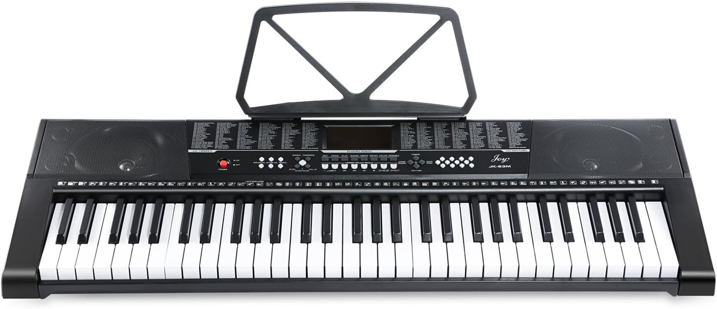 61key Standard Electronic Keyboard with USB Music Player, Including Headphone, Stand, Stool & Power Supply G4548