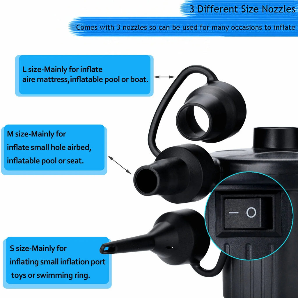 Electric Air Pump for Inflatable Camping Portable U920
