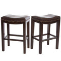 Brown Backless Counter Stools (Set of 2) W547327
