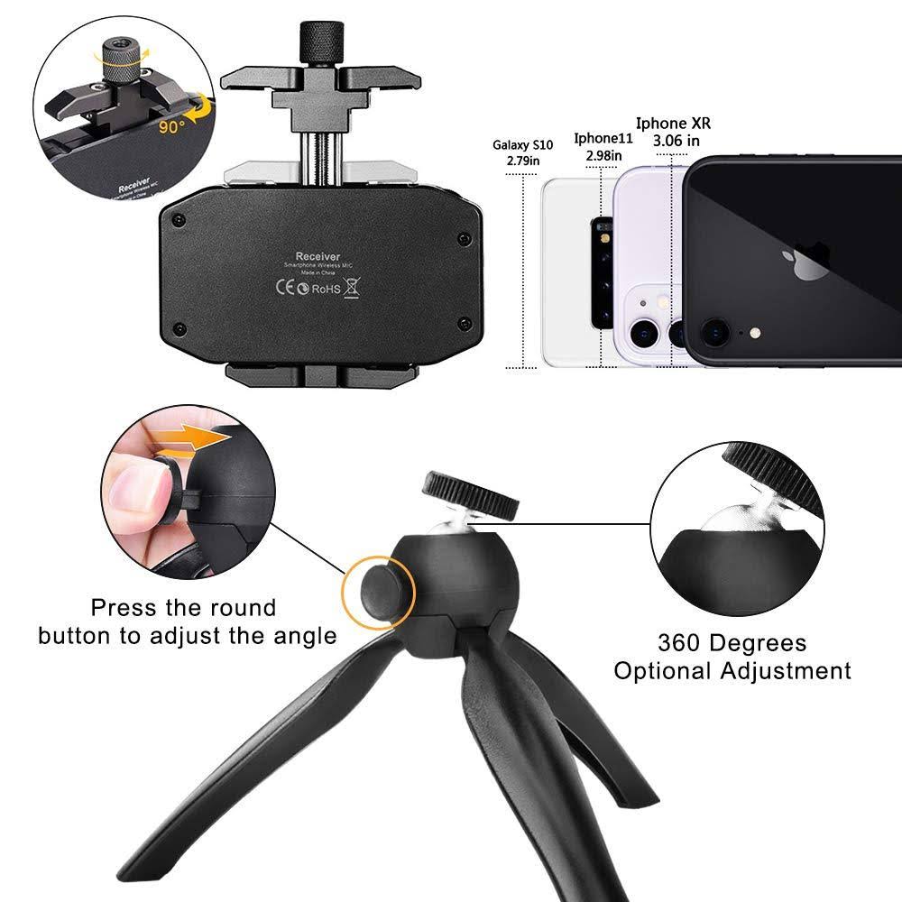 Wireless Smart Phone Lavalier Microphone System N5678