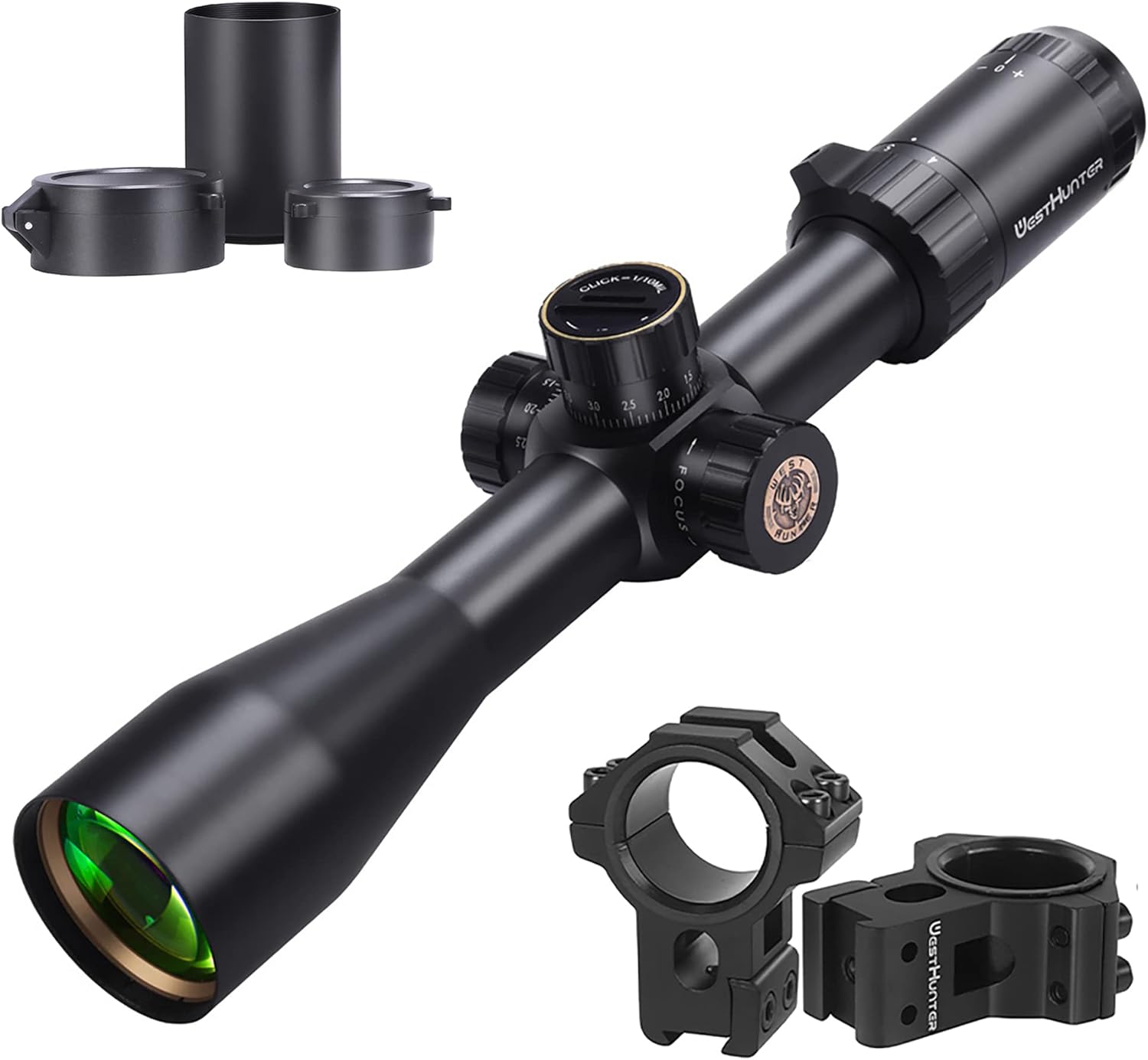 HD 4-16x44 FFP Riflescope, 30mm Tube First Focal Plane Tactical Scope M171