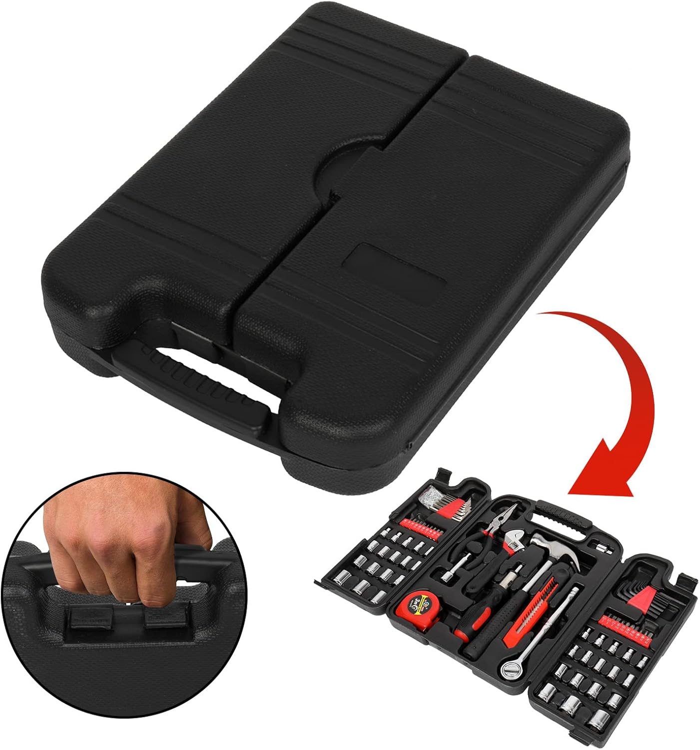 186pcs Tool Set with Storage Case Pack of 2 F92800