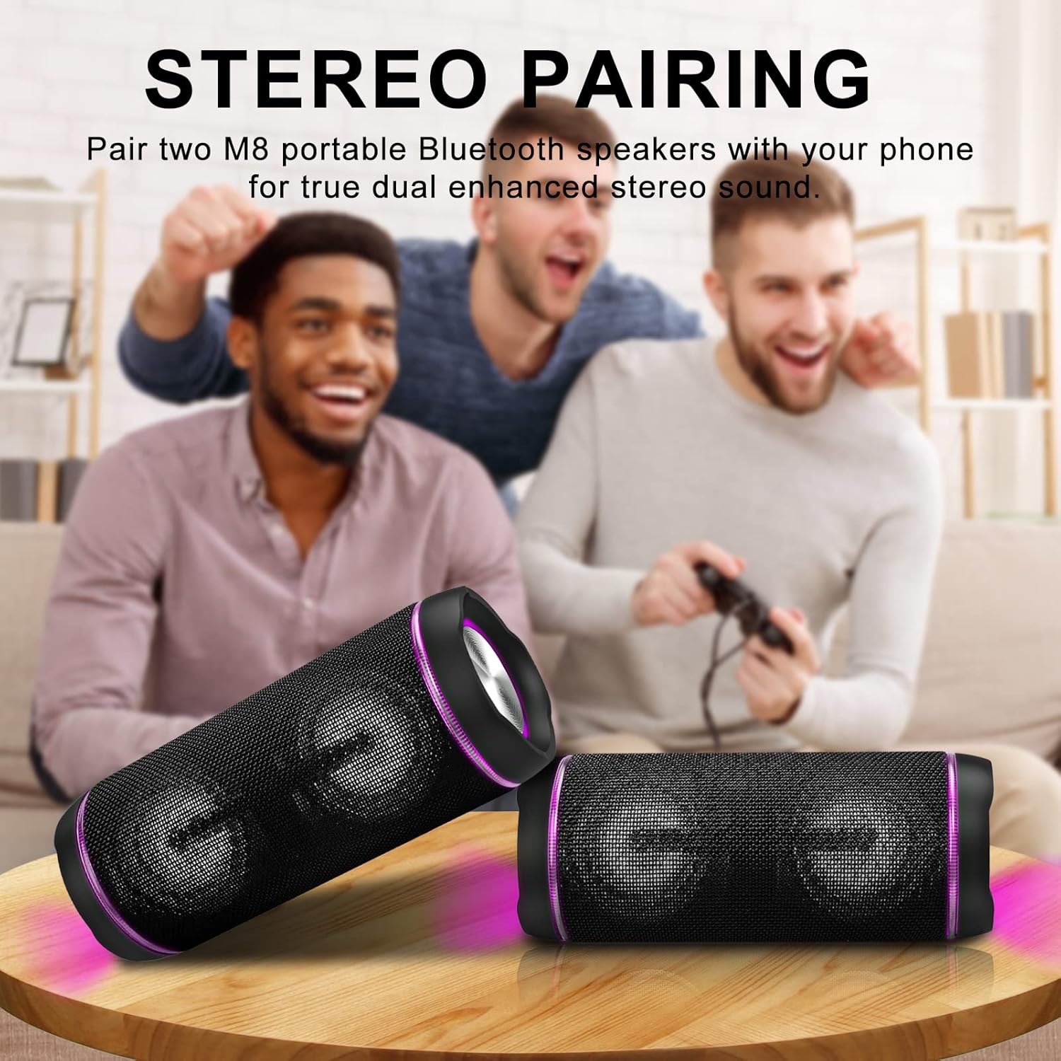 Portable Bluetooth Speaker 40 Watt - Black Z182371