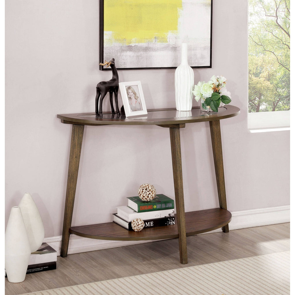 Dark Oak Solid Wood Sofa Table M94111
