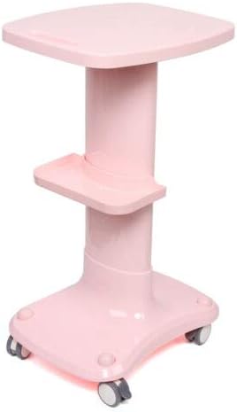 Pink Rolling Trolley with Storage Tray G1351