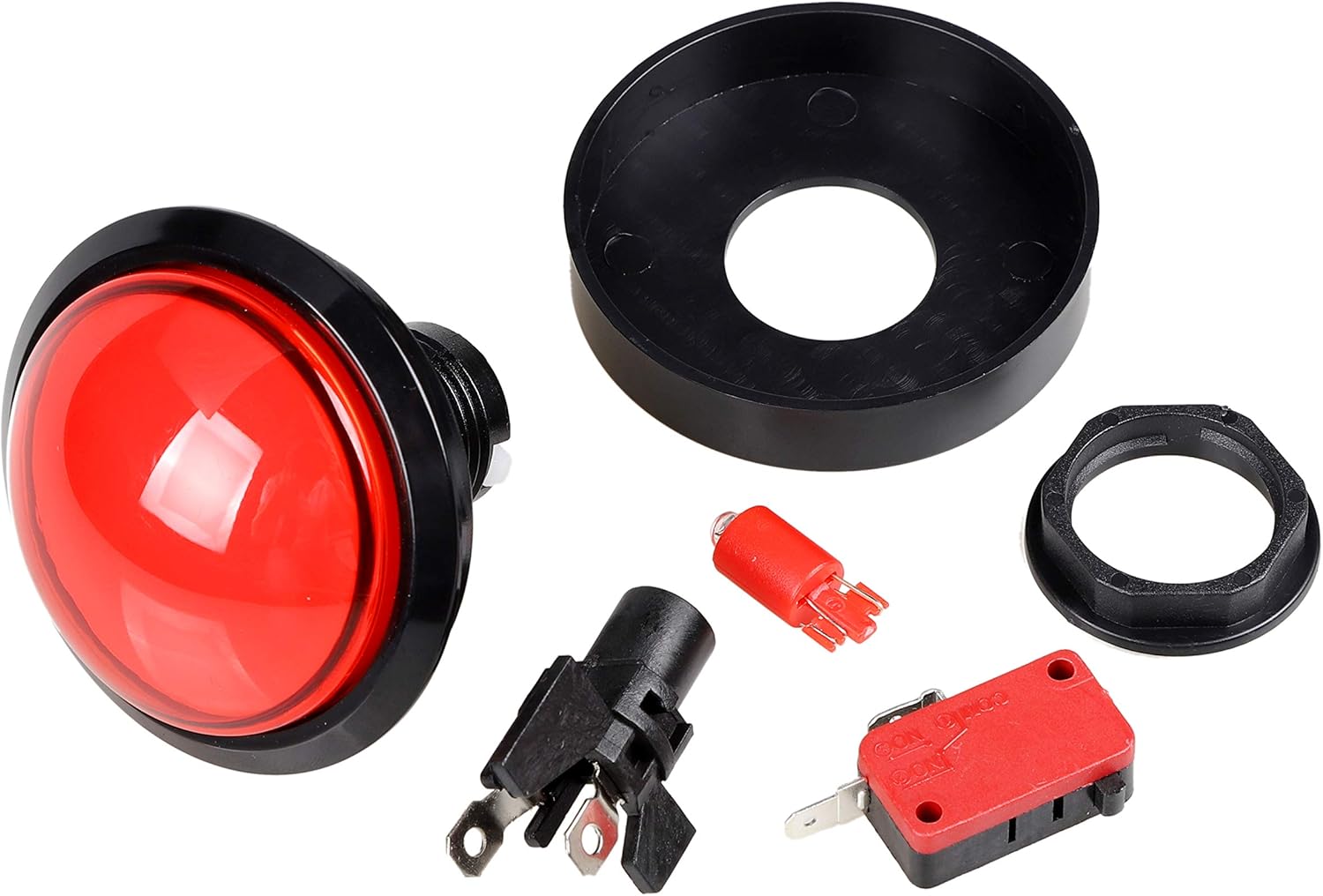 5X Arcade Buttons 60mm LED Push Button with Micro Switch A862
