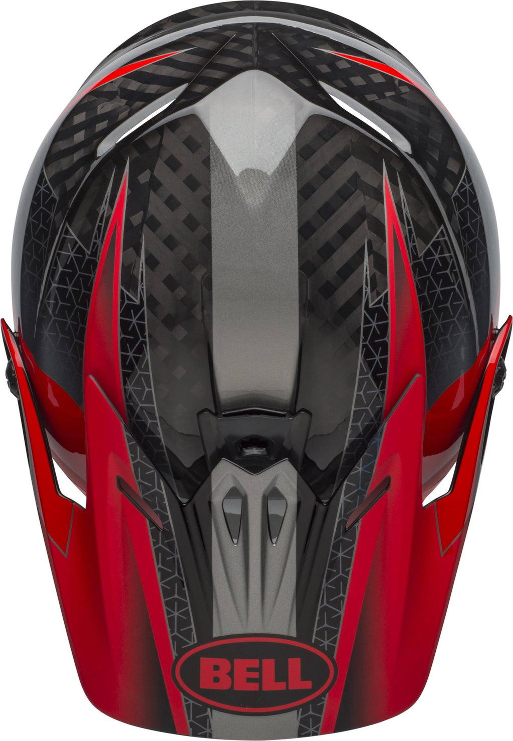 Matte Black/White Full-9 Helmet K8087