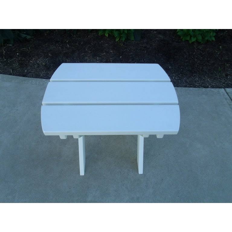 Lime Green Recycled Poly Lumber Folding End Table W726995
