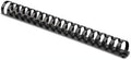 Plastic Comb Bindings, 1" 200-Sheet Capacity, Black, 10 Per Pack [Set Of 2] A2050