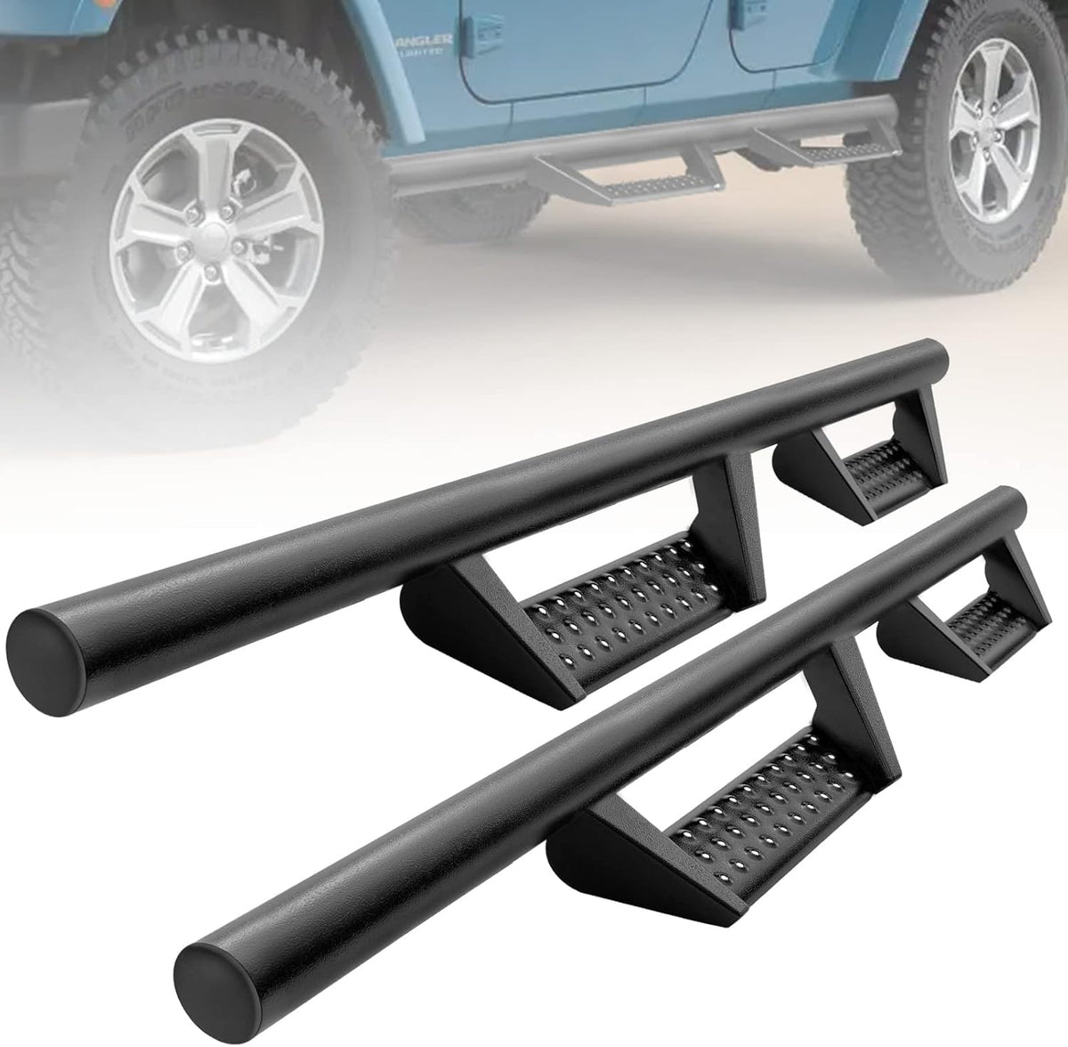 Running Boards Drop Down Side Step Nerf Bar I693