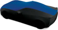 Yellow/Black Stretch Satin Indoor Car Cover K947273