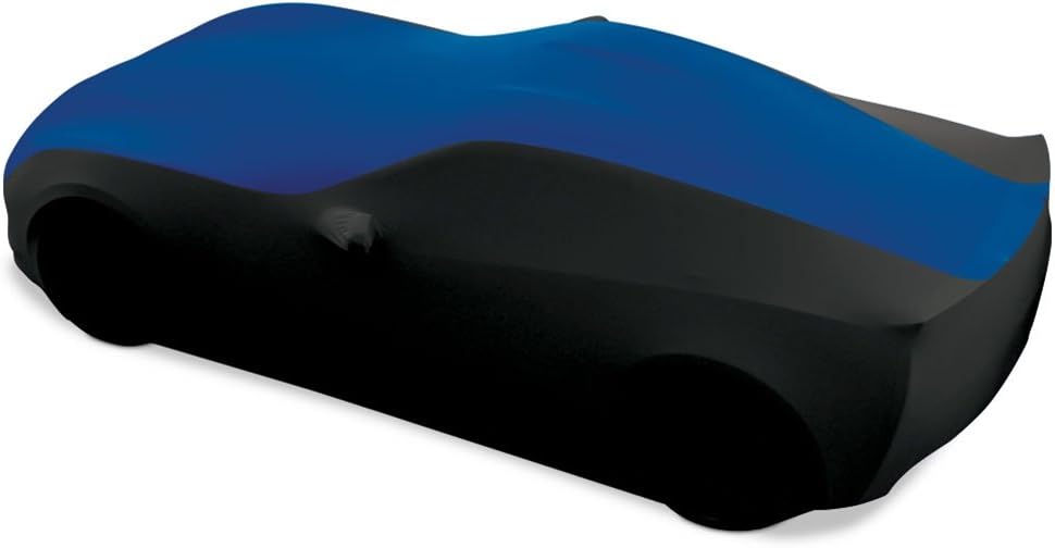 Yellow/Black Stretch Satin Indoor Car Cover K947273
