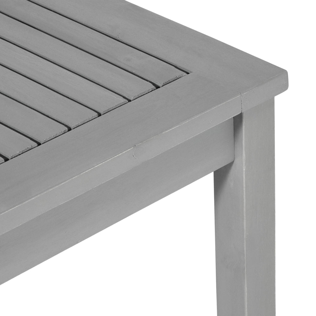 Gray Wash Solid Acacia Wood Patio Dining Bench G535843