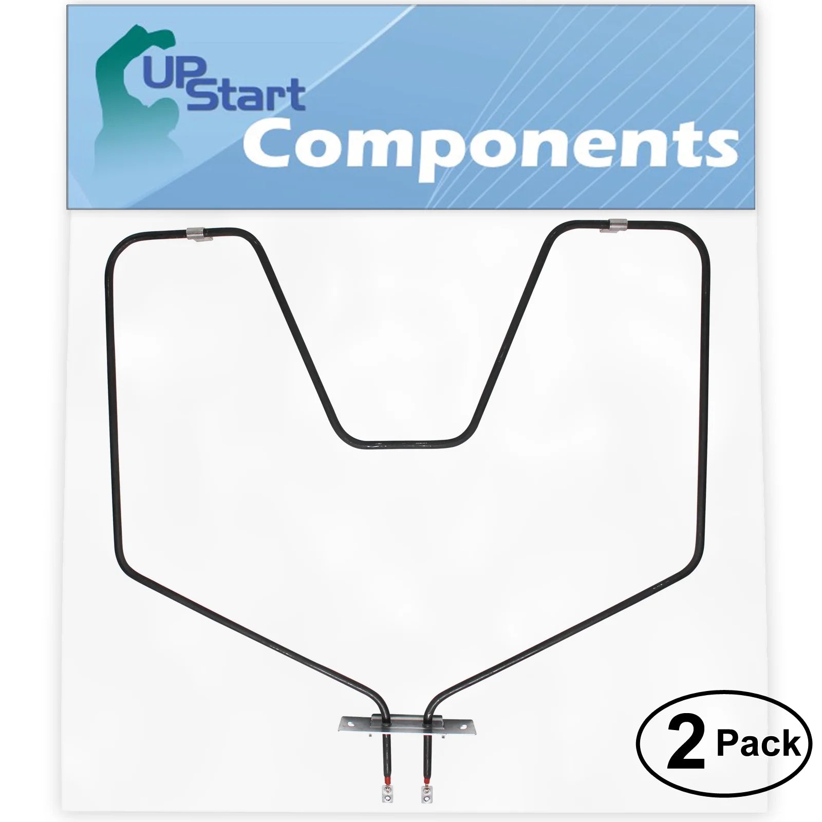 2-Pack Replacement Bake Element for General Electric Oven Heating Element U193541