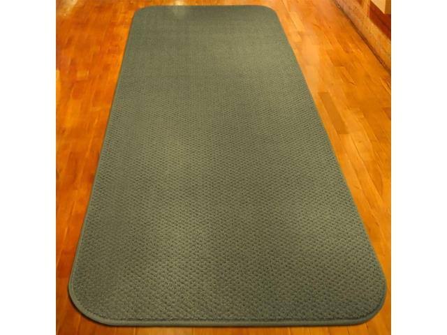 Skid-Resistant Carpet Runner, Olive Green, 18 ft. x 27 in. G1052