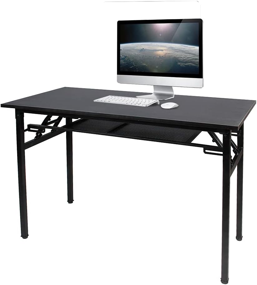 Folding Computer Desk 47 inches Workstation Desk T755810