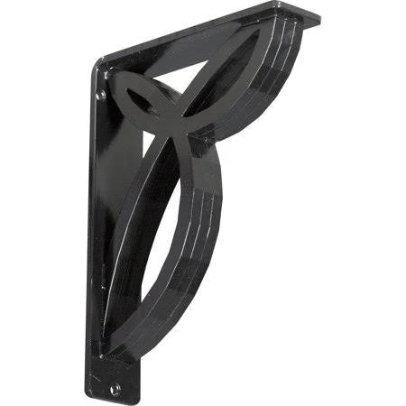 Wrought Iron Bracket Antiqued Bronze Y582346