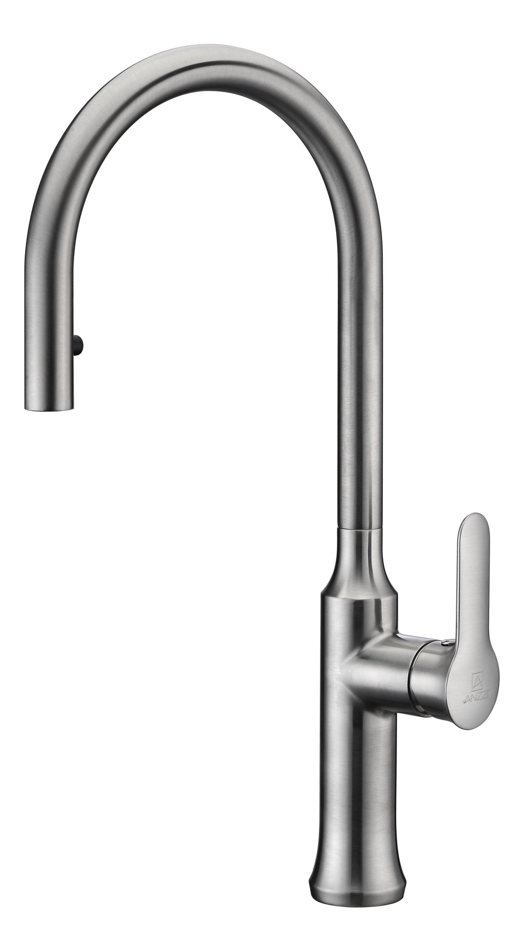 Brushed Nickel Single Handle Pull-Down Kitchen Faucet A595390