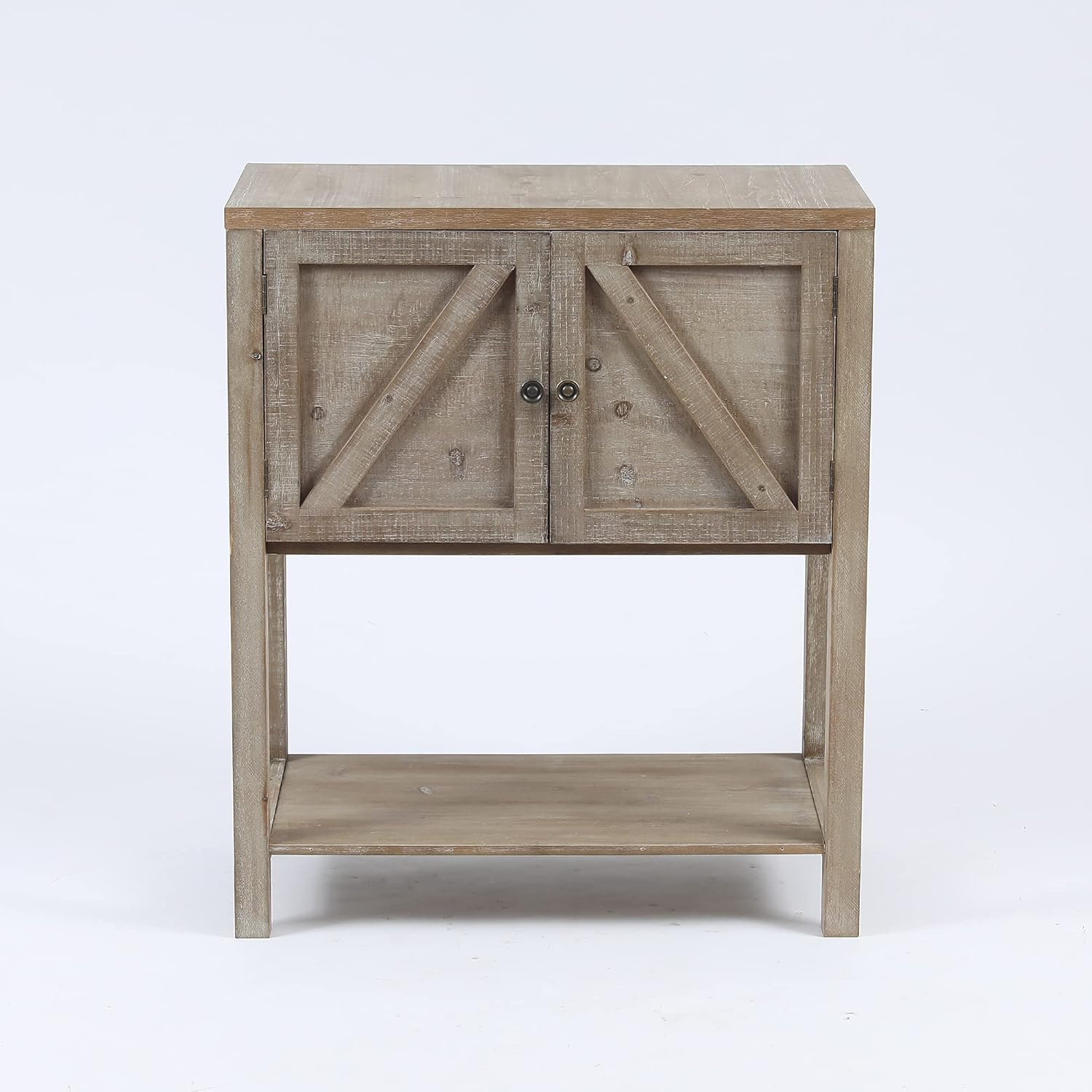 White 4 Drawer Wood Bathroom Floor Storage Cabinet Z2369