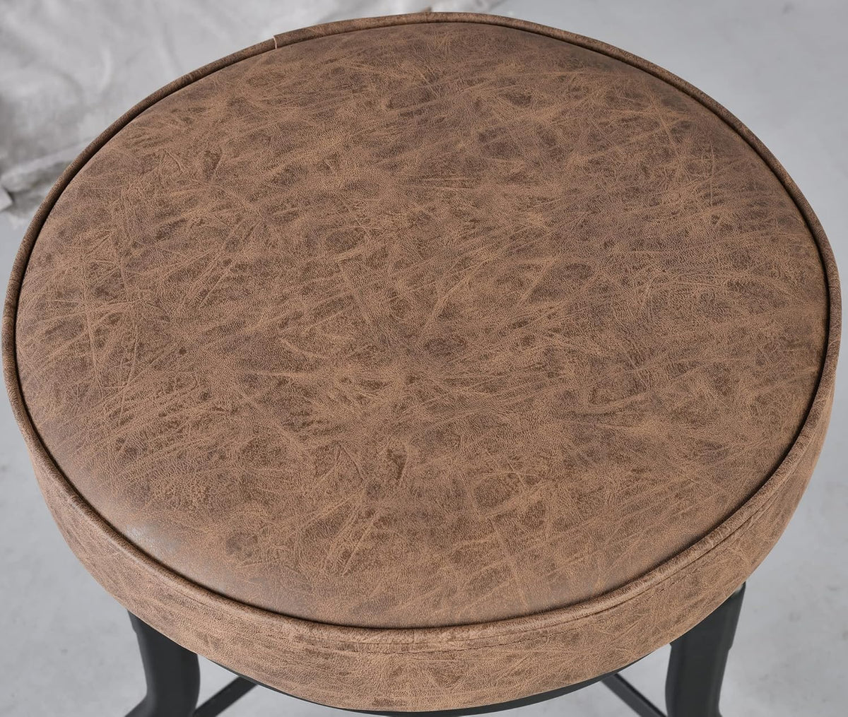 Rustic Swivel Bar Stool Set of 2 R6494