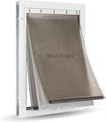 Aluminum Pet Door with 3 Flap Insulation M9536